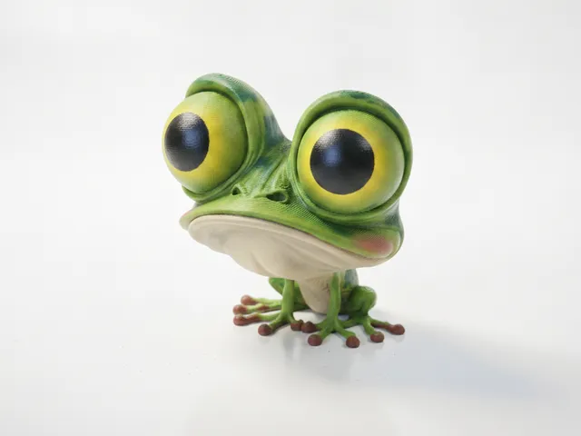 Cute Frog Figurine Animal 3D Printable