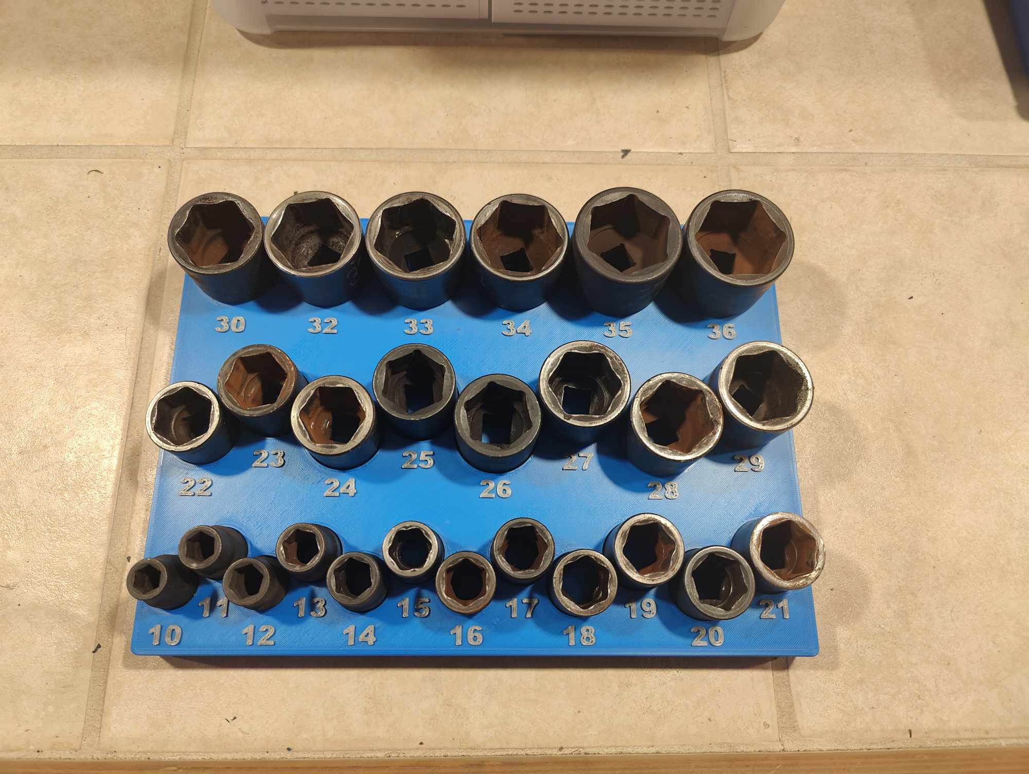 Gridfinity Matco ADV half inch Sockets by Joseph Day Download free