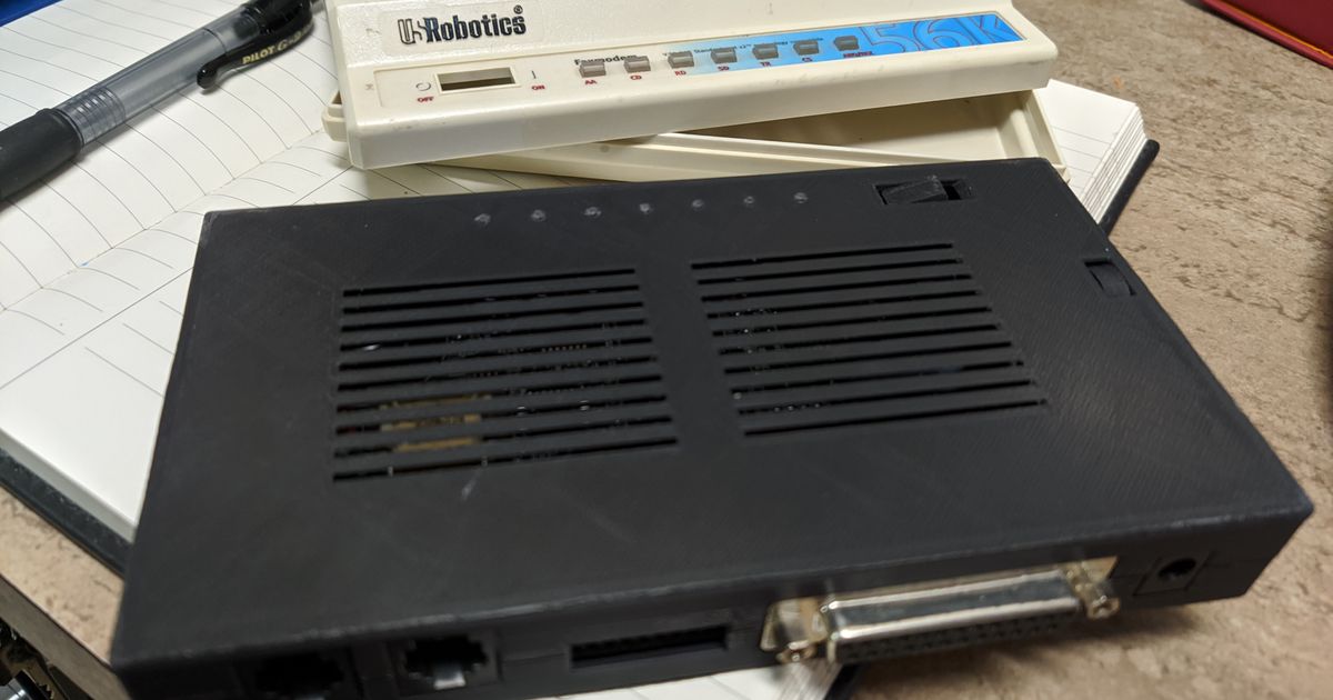 Replacement Case for USR/3Com External Modem by piranhaphish | Download ...