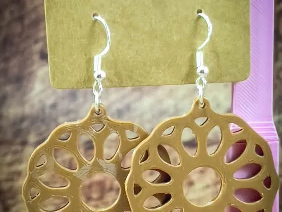 Circular earrings