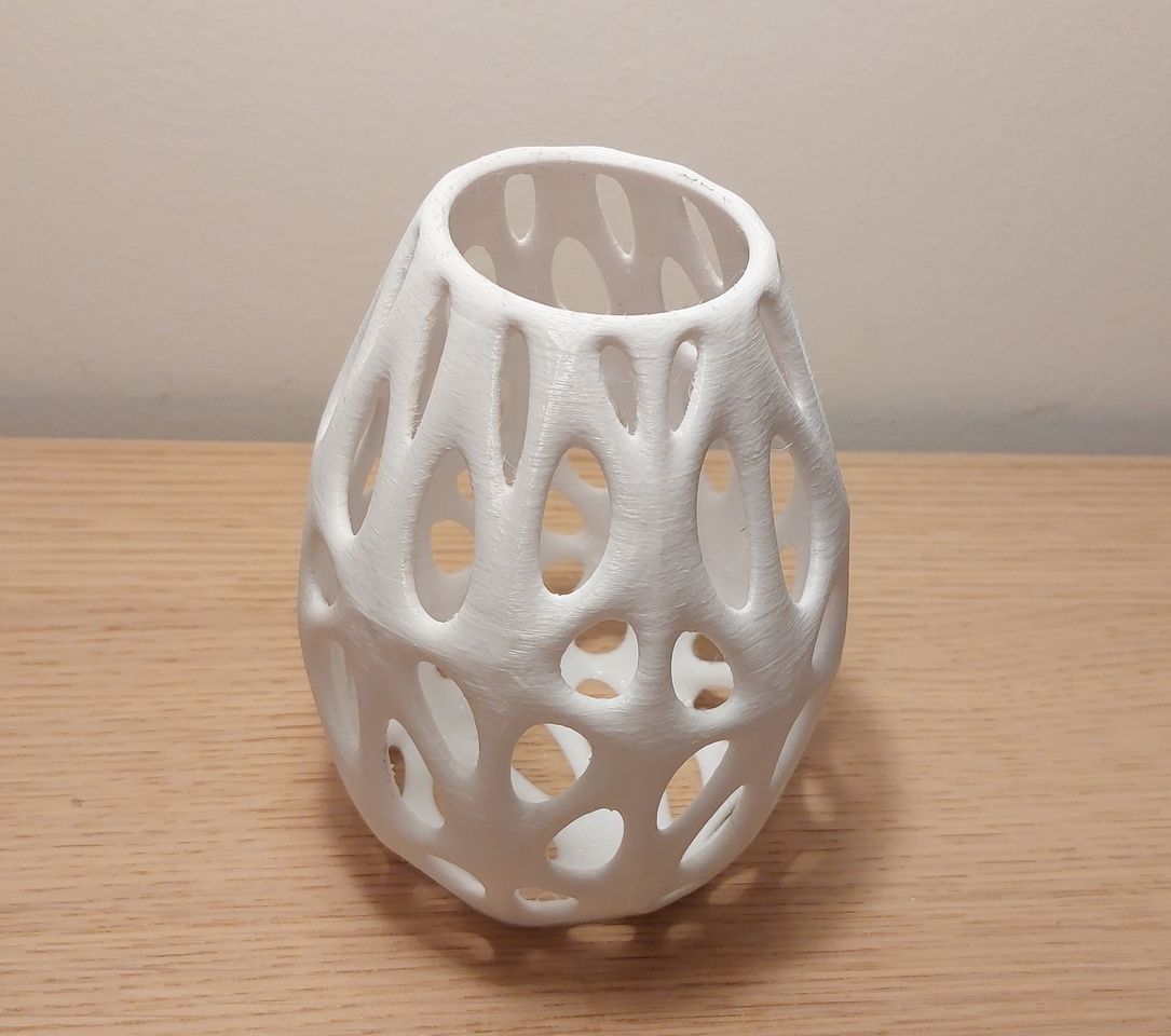Yine başka bir Voronoi Vazo (Sadece Plastik Aparattır!!!)