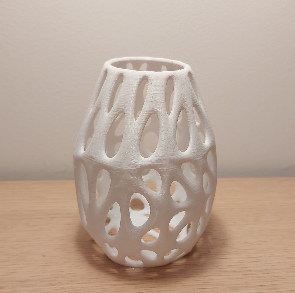 Yine başka bir Voronoi Vazo (Sadece Plastik Aparattır!!!)