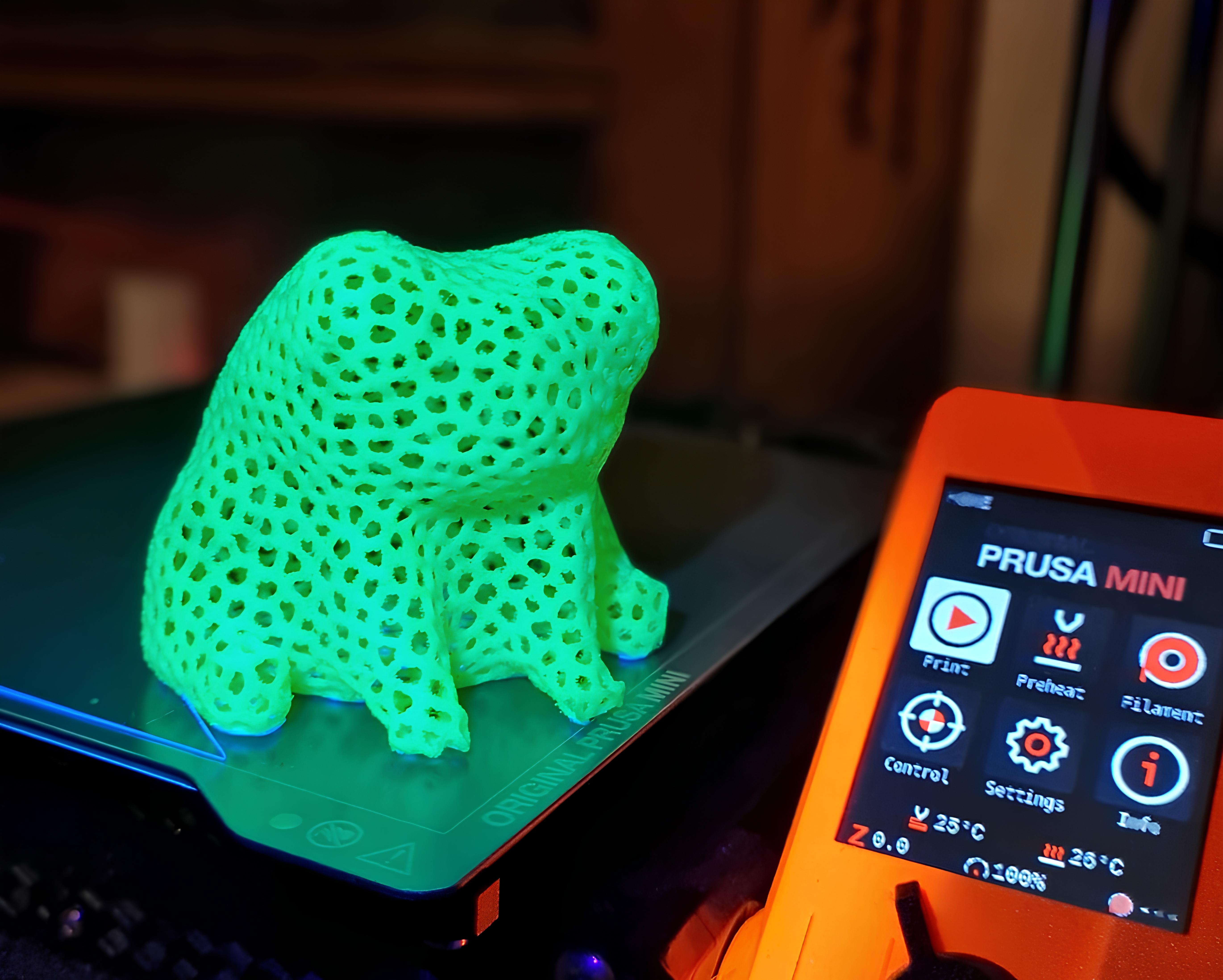 Fred the frog voronoi by cipis download free stl model printables