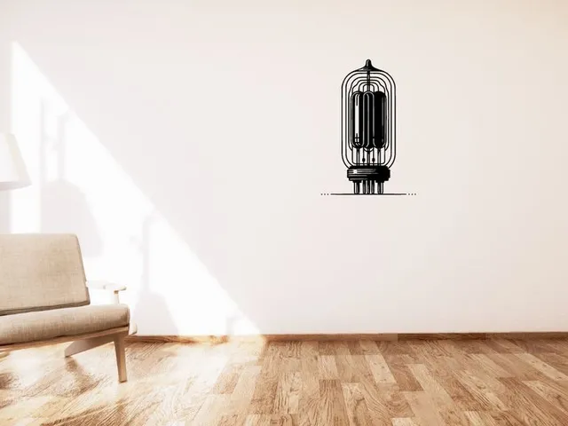 Vacuum tube / elektronka wall decoration