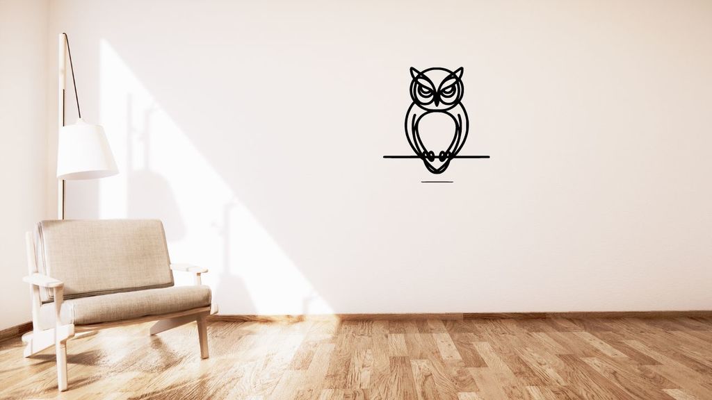 Croaker / Sýček wall decoration