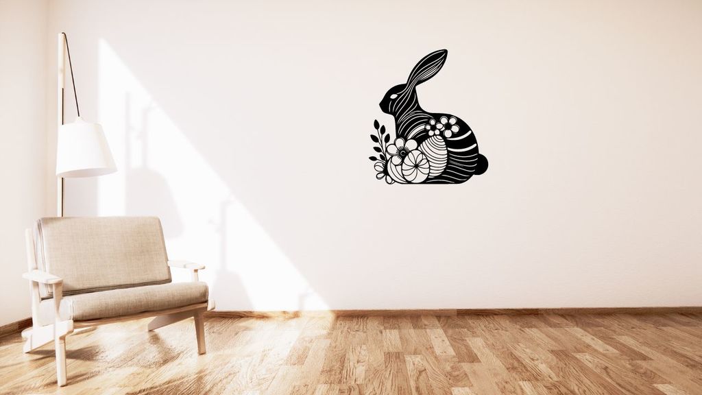 Easter bunny / Velikonoční zajíček wall decoration