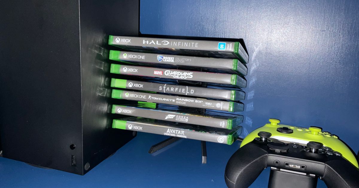 Xbox Games Holder by Wyatt Wehrle | Download free STL model ...