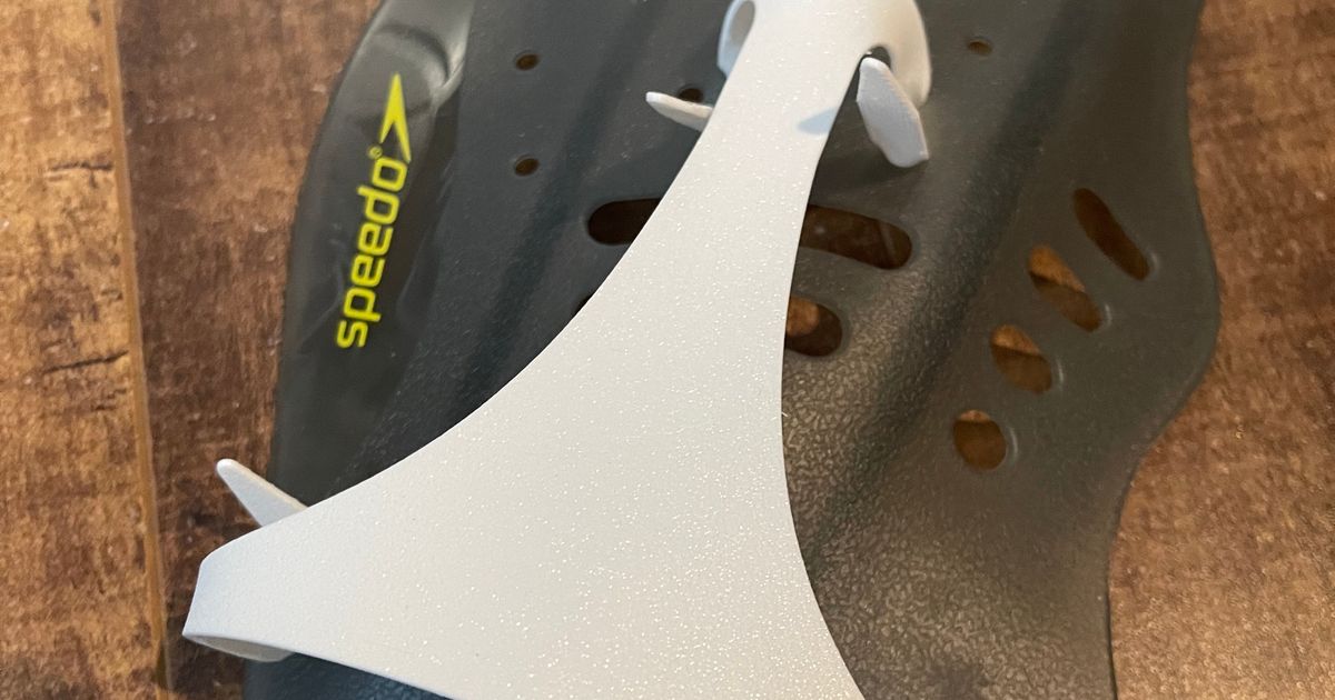 Speedo Swim Paddle Strap by EmlynB Download free STL model