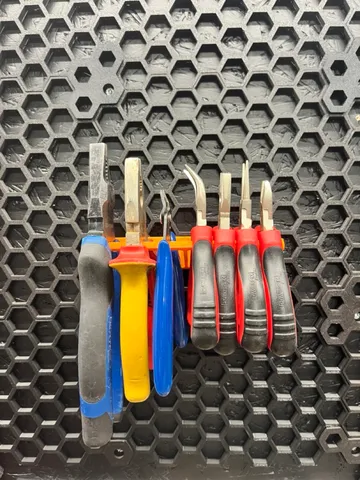 Handy Pliers Holders for Honeycomb Storage Wall