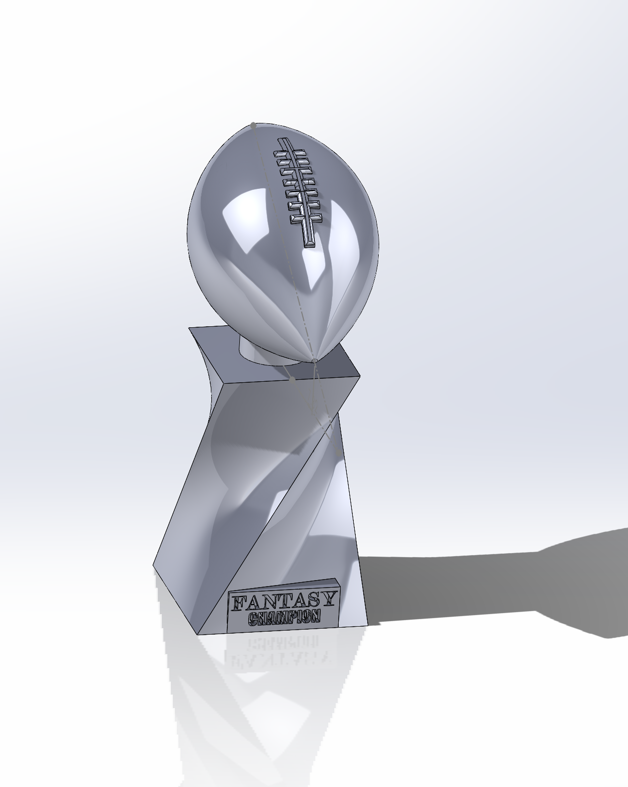 Fantasy Football Trophy by Shane Evans Download free STL model