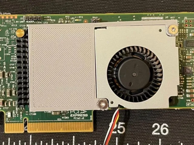 LSI SAS9300-8e blower fan bracket