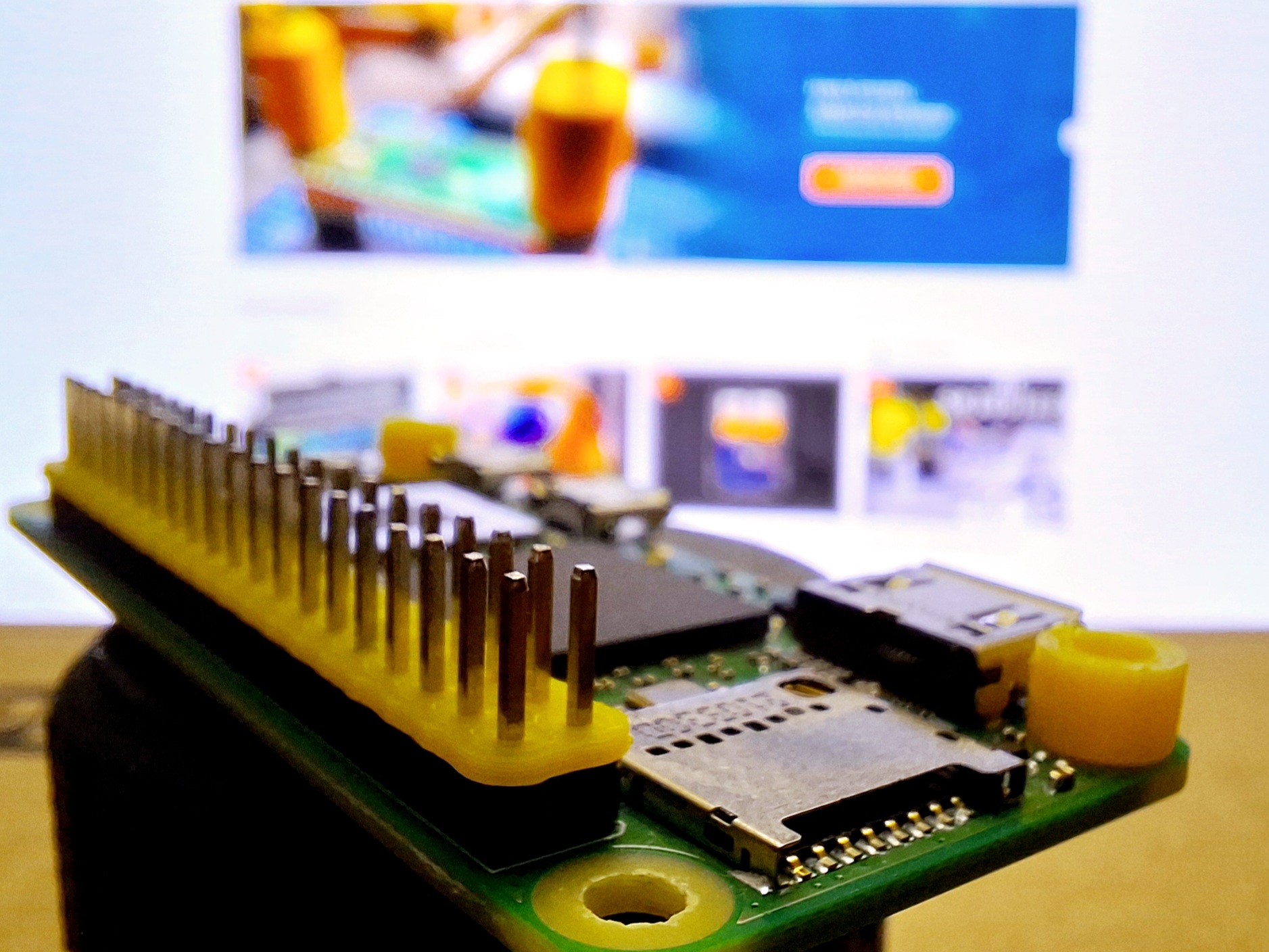 Absolute smallest Raspberry Pi Zero GPIO spacer possible by Jeb Lee ...