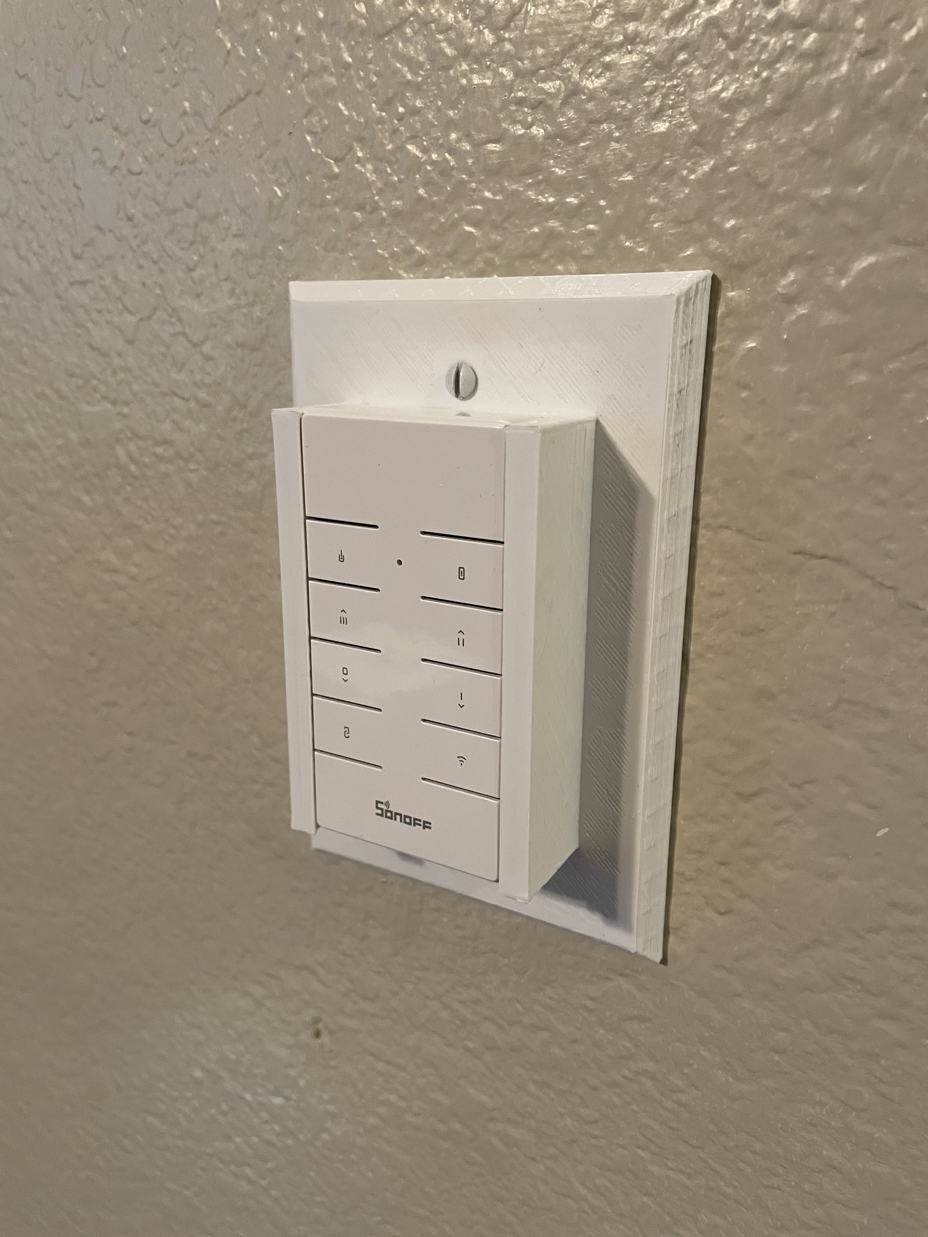 Sonoff iFan03 / iFan04 remote light switch cover mount