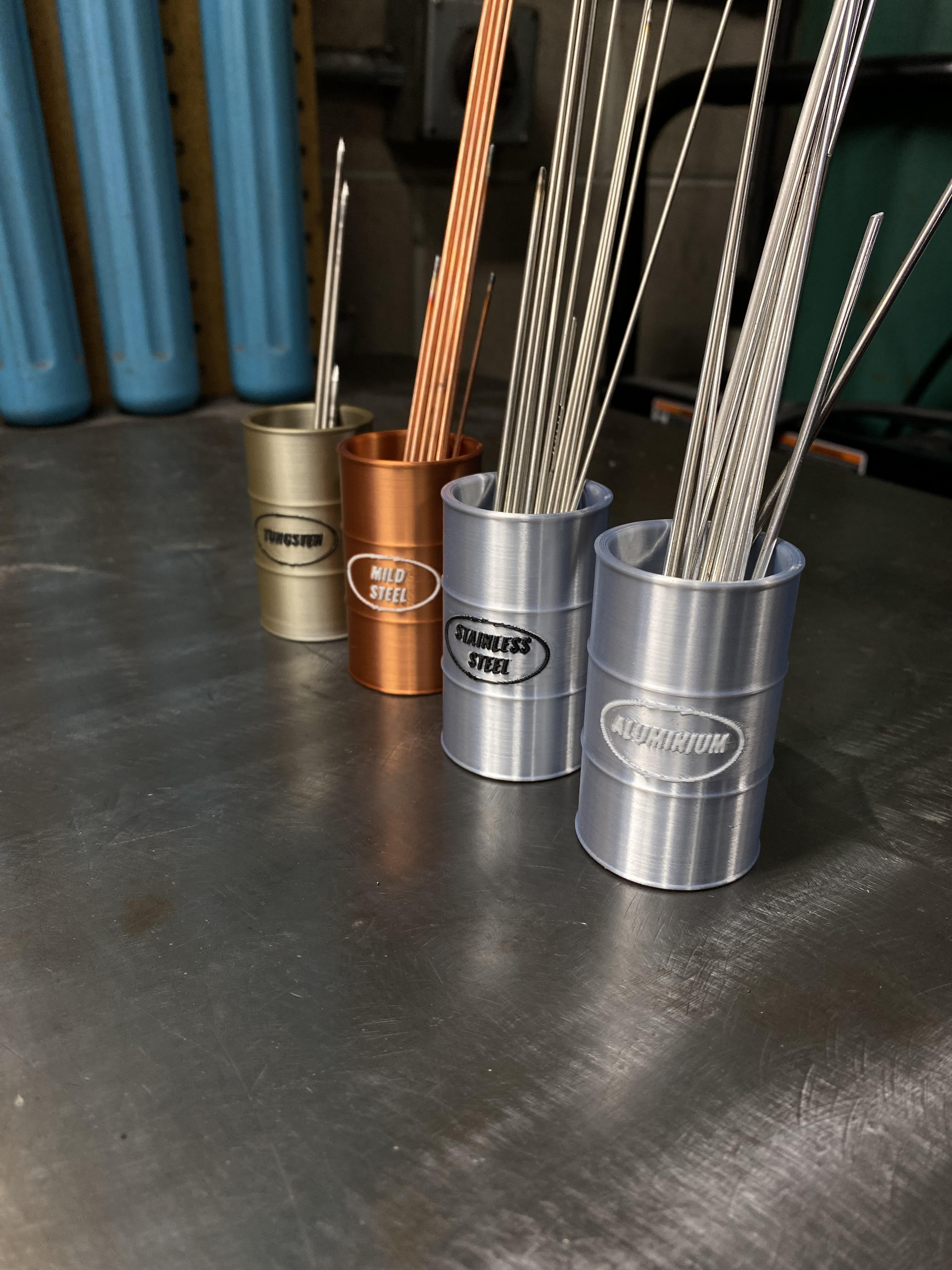 Tig Welding Filler Rod Barrels by Kaden Flick Download free STL model