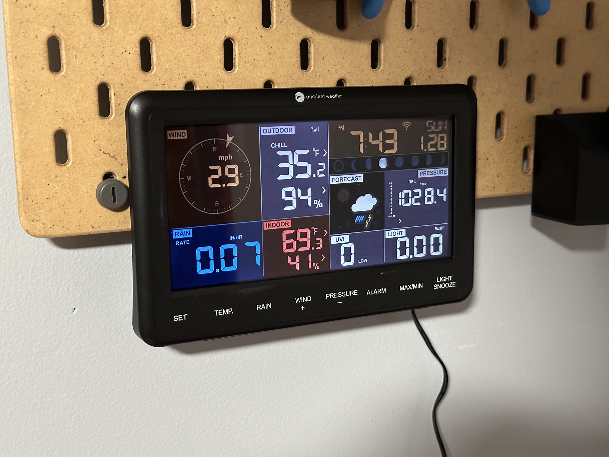 Ambient Weather Display SKADIS Mount WS-2902D