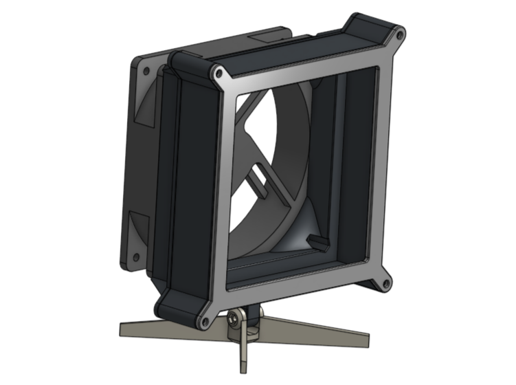 Simple HEPA Solder fume extractor by Joshua_A Download free STL model