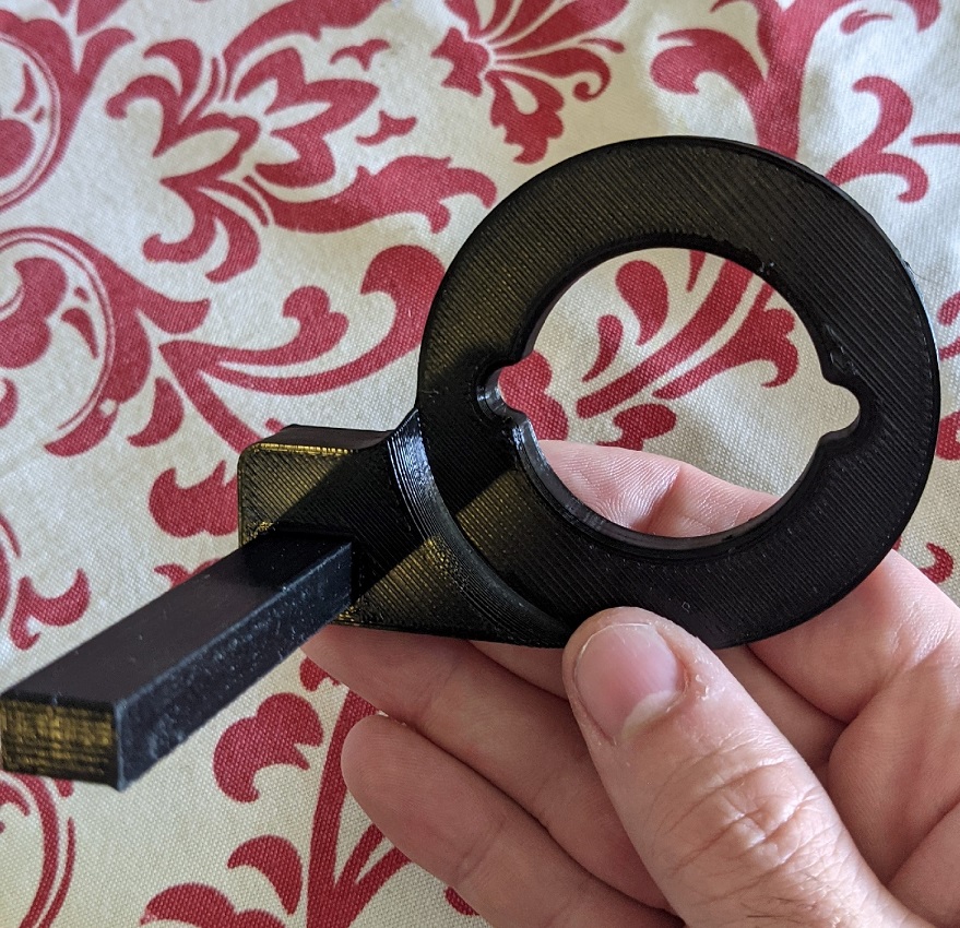 Miniatura 2 do modelo 3D Lever door handle lock