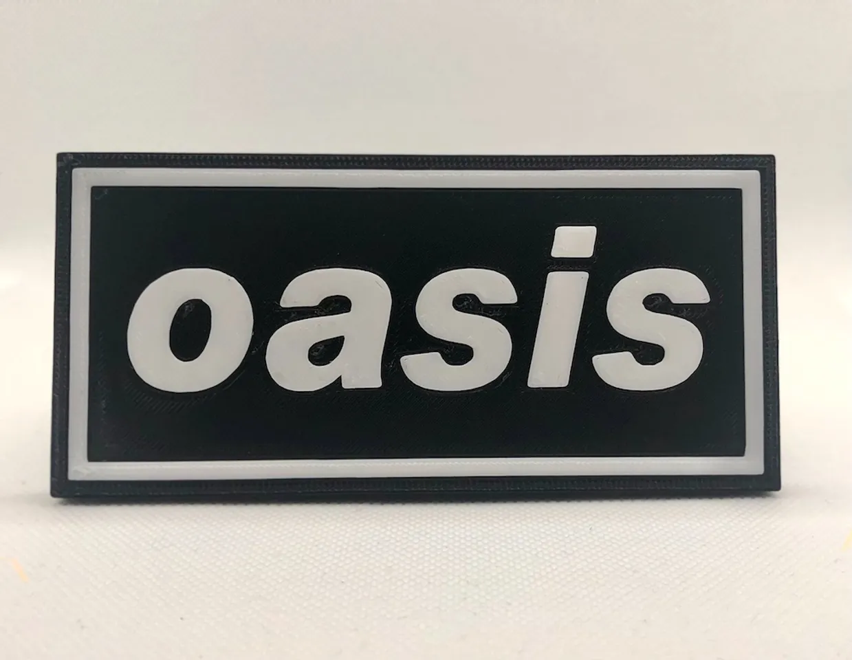 Oasis logo plaque 2D Wall Art - Album Art Project #1 by