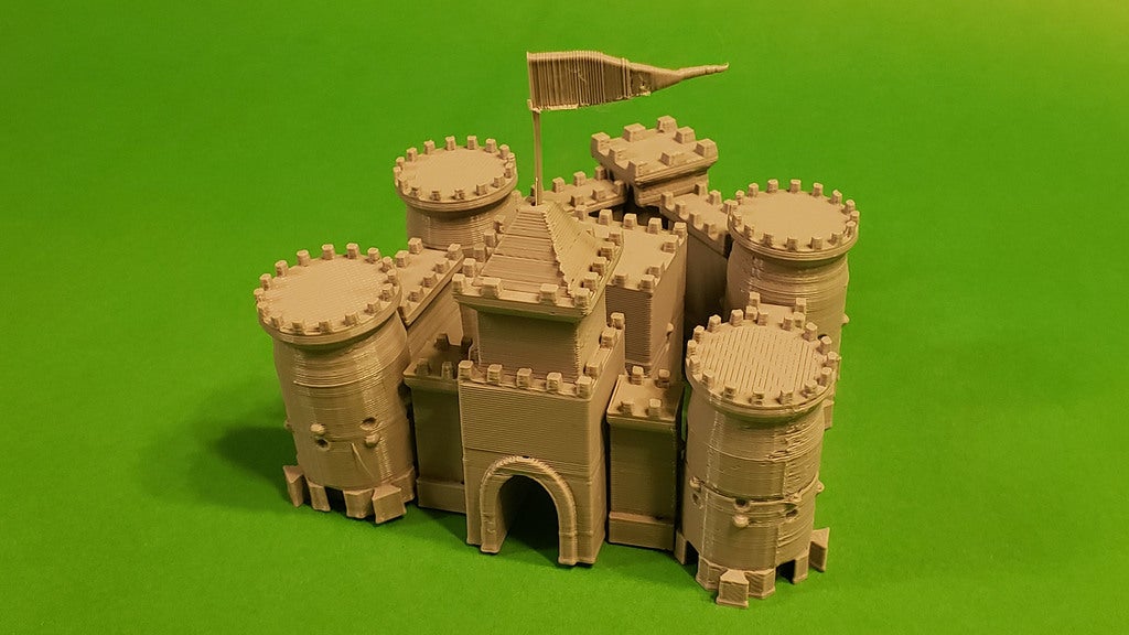 Castle Dovetail - Interlocking Miniature Castle Building Set
