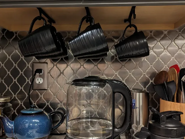 Under Cabinet Cup Hooks
