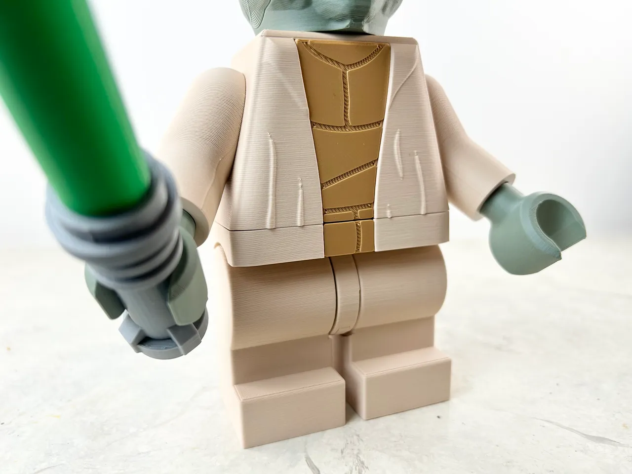 BIG BRICKS Yoda 6 1 LEGO inspired figure NO MMU NO supports