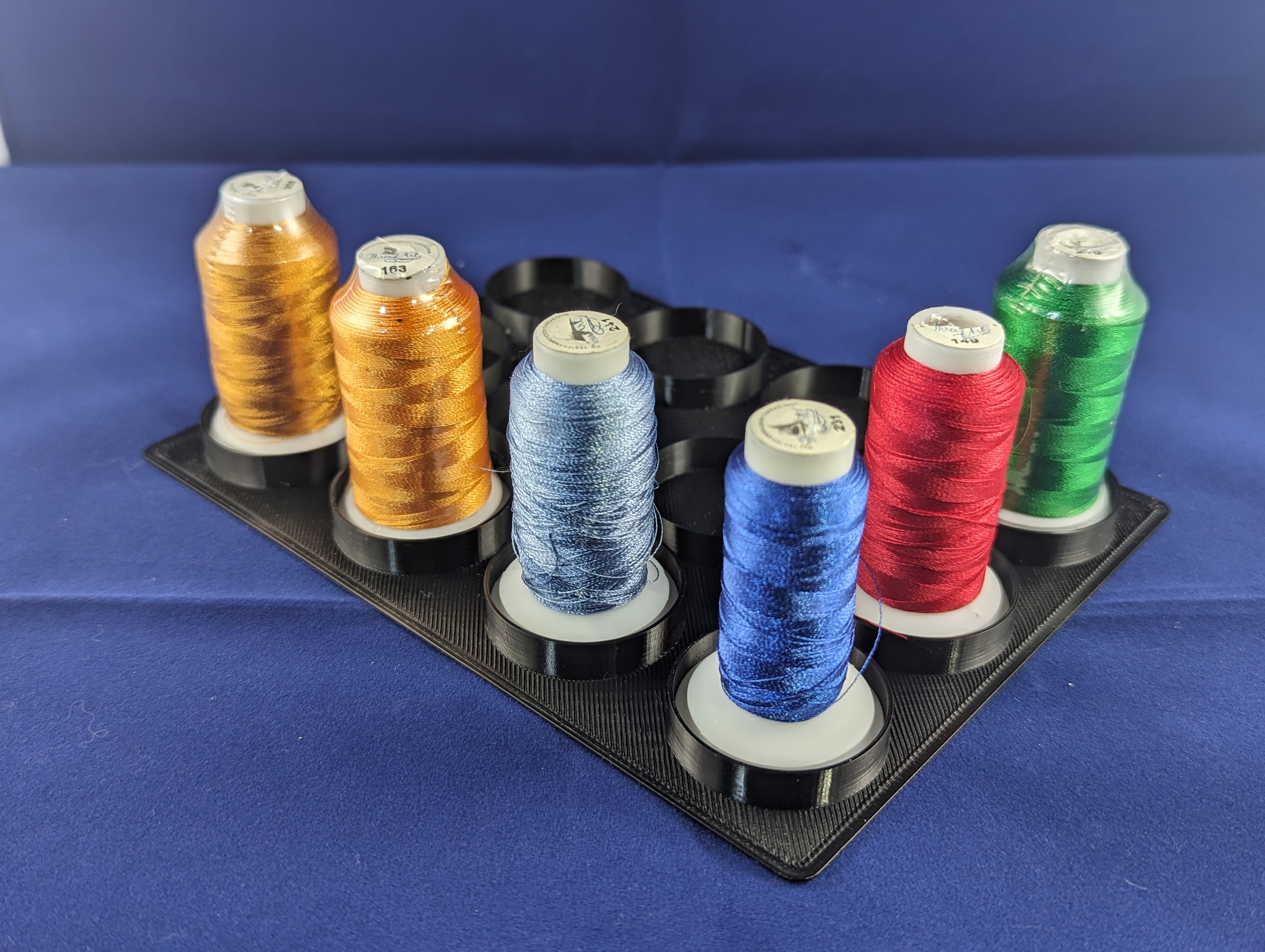 Gridfinity 33mm Thread Spool Holder 3x4