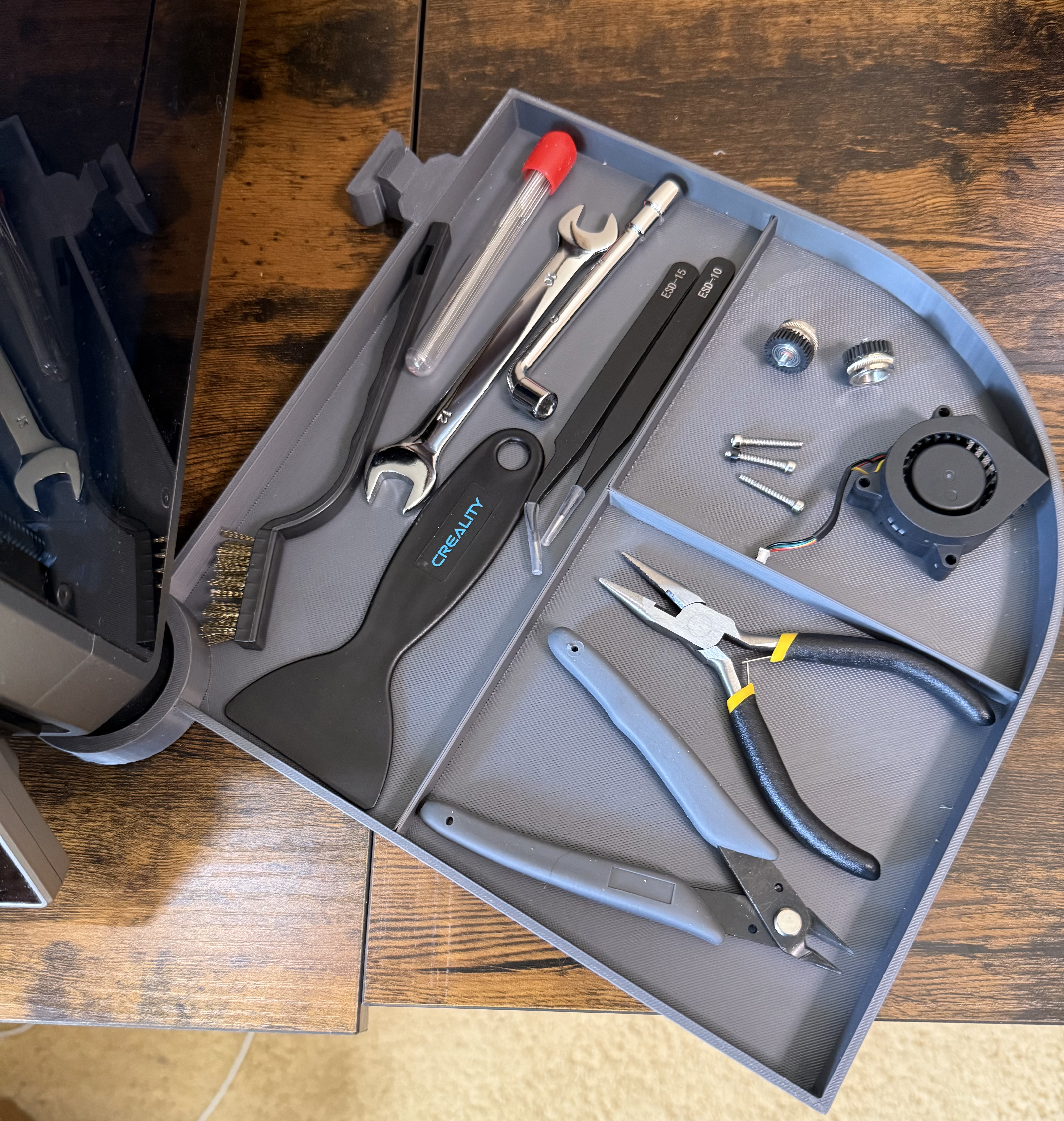 K1 Max tool tray (slides under the printer)