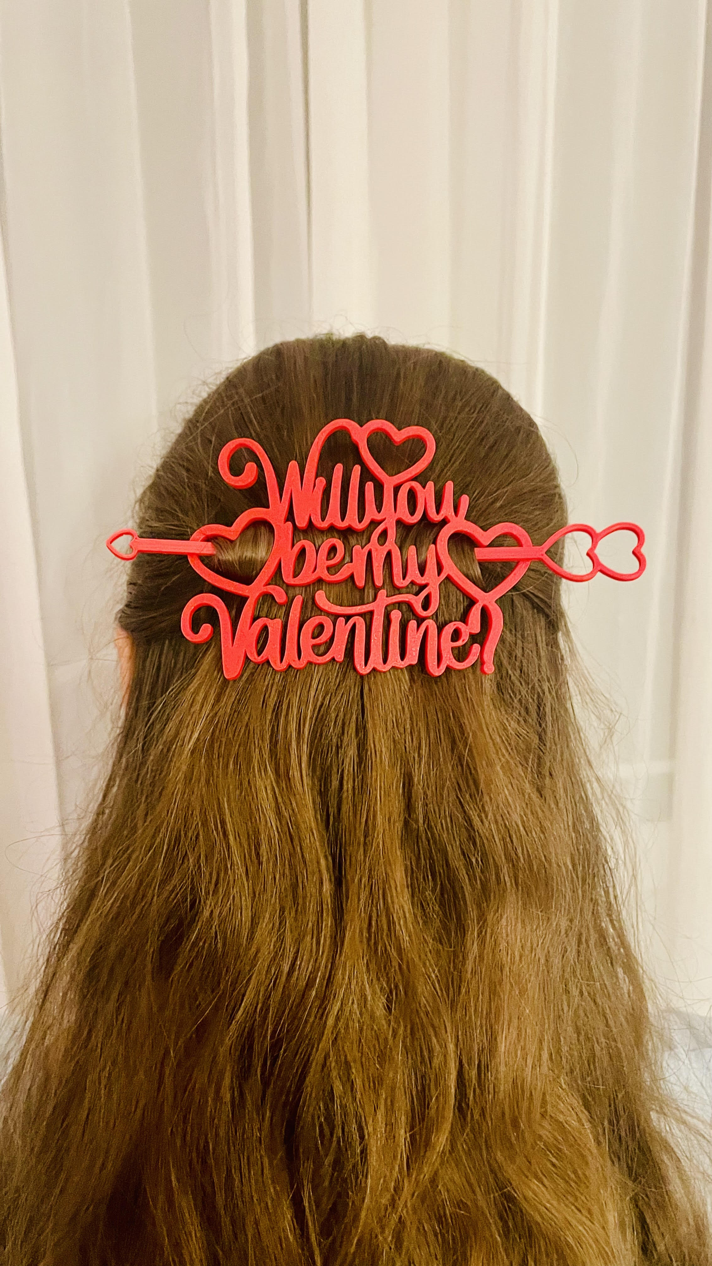 Valentine hair pin by ArgiCZ | Download free STL model | Printables.com