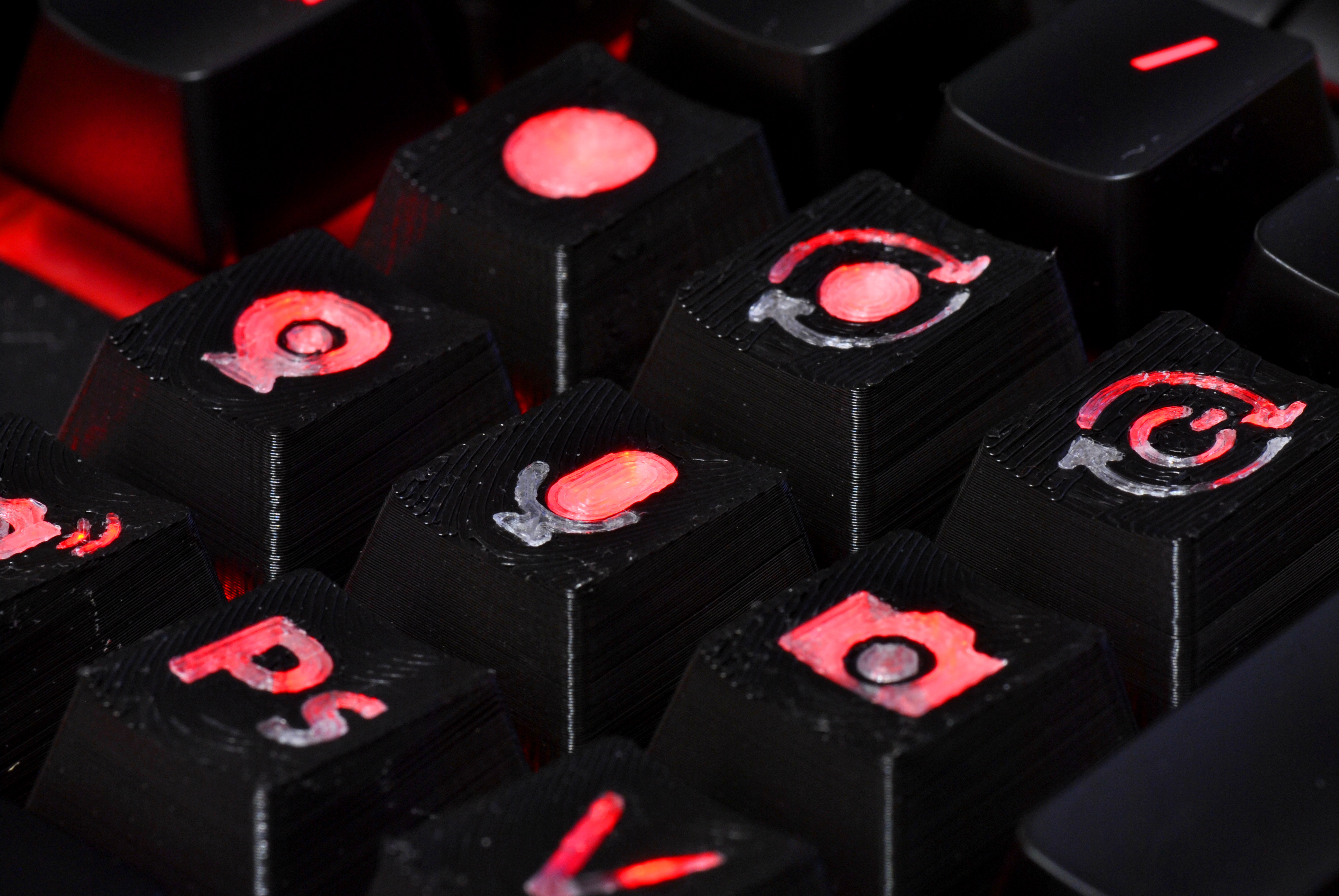 Stream Deck / Macro Pad / Recording Keycaps - Backlit Compatible (KeyV2)