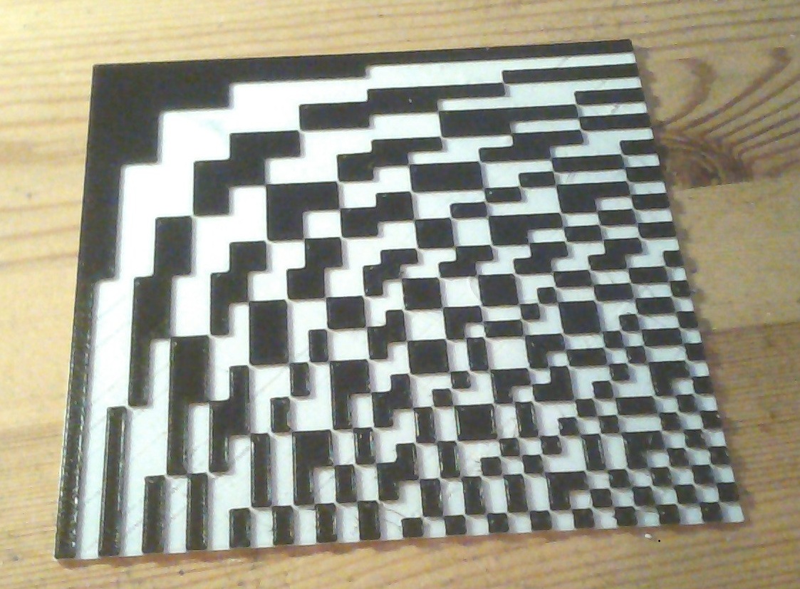 Walsh matrix coaster/visualiser/wall art