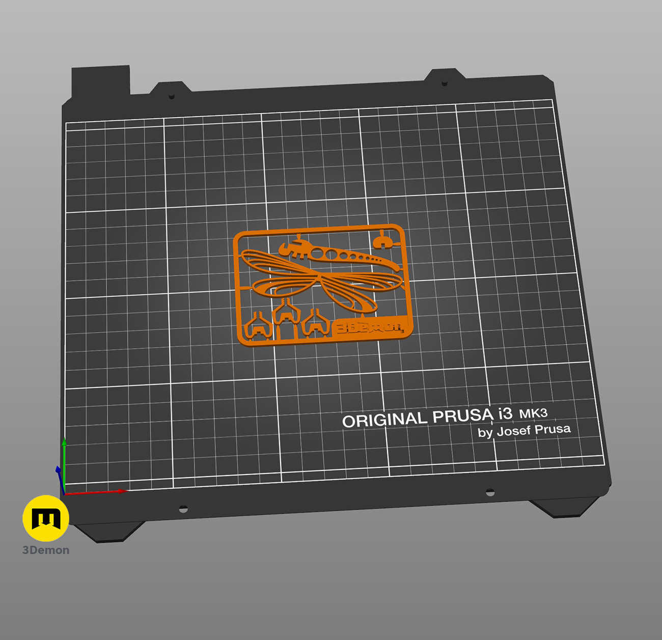 Dragonfly Kit Card by 3Demon Download free STL model