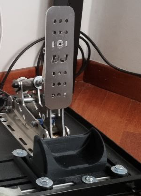 BJ Simracing Pedals Throttle Heel Rest by Luca Ioffredi Download free STL model