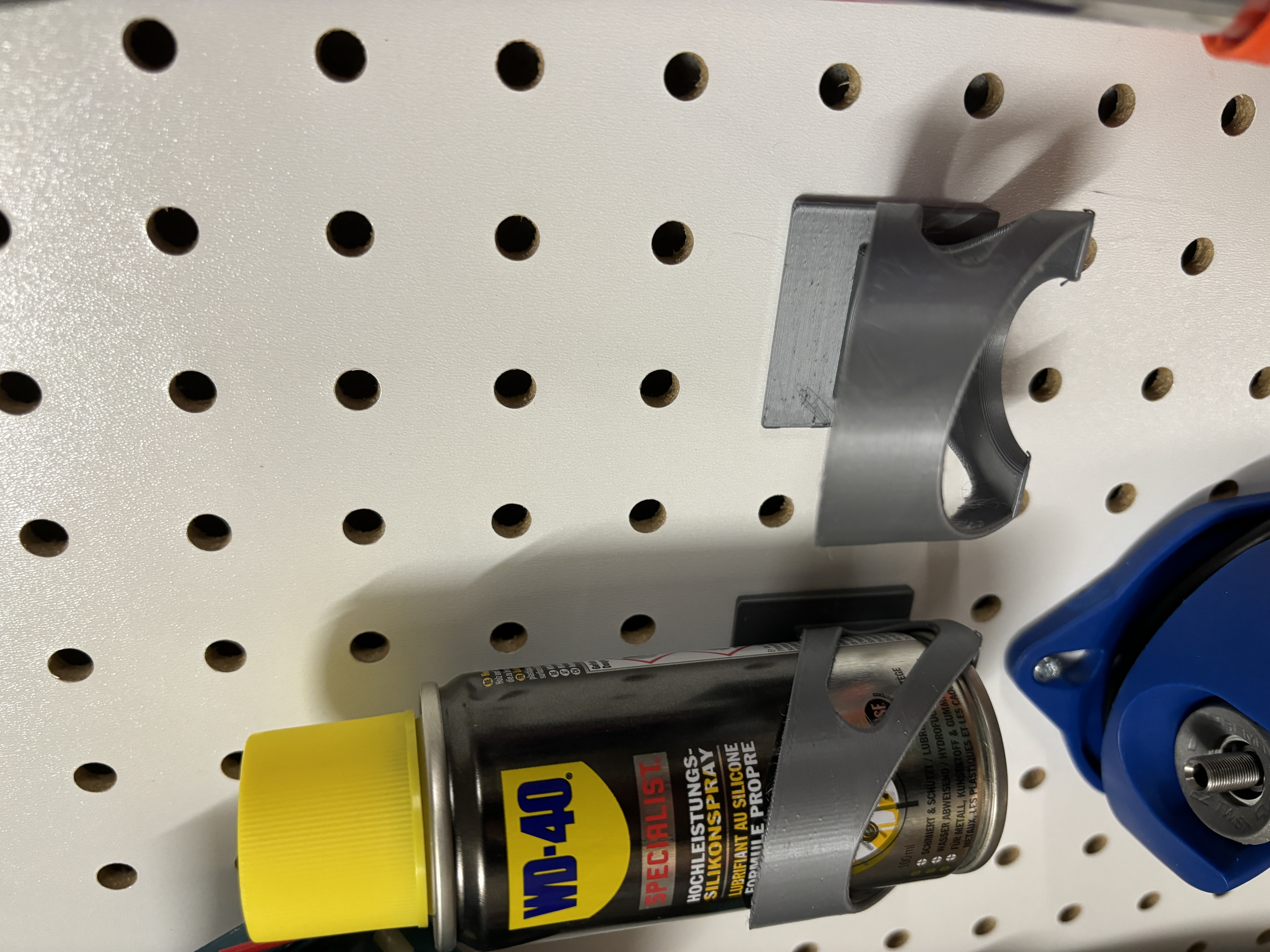 Can Holder Pegboard