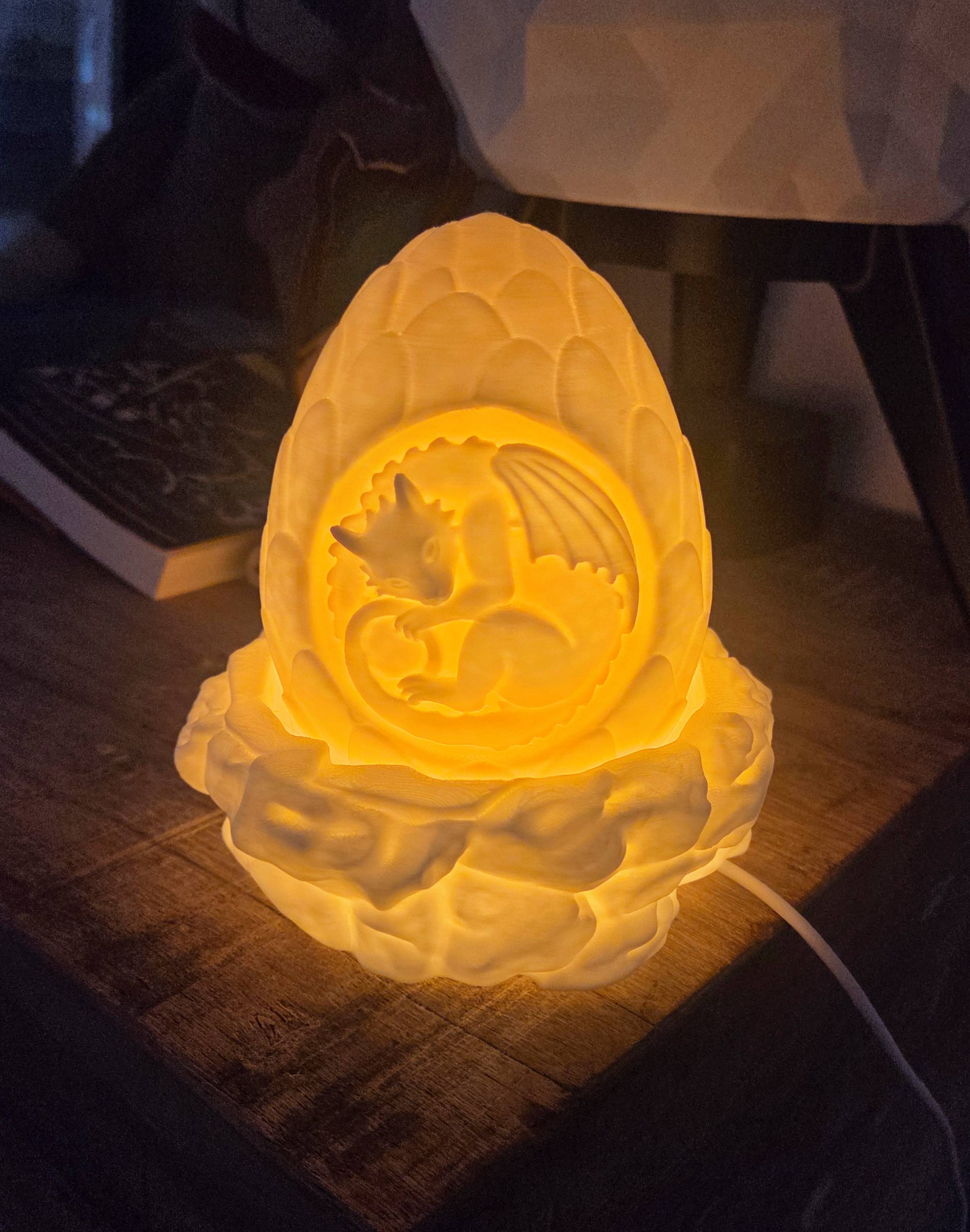 Dragon Egg Night Light Fantasy Lamp