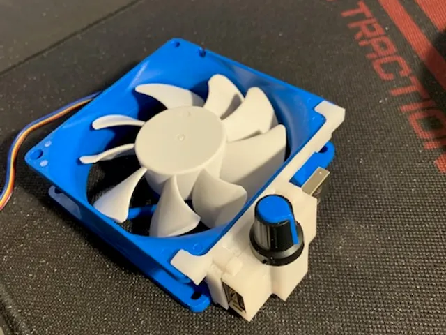 USB fan controller 5v to 12v
