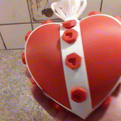 ANNOYING TORTURE HEART GIFT BOX WITH 19 BOLTS