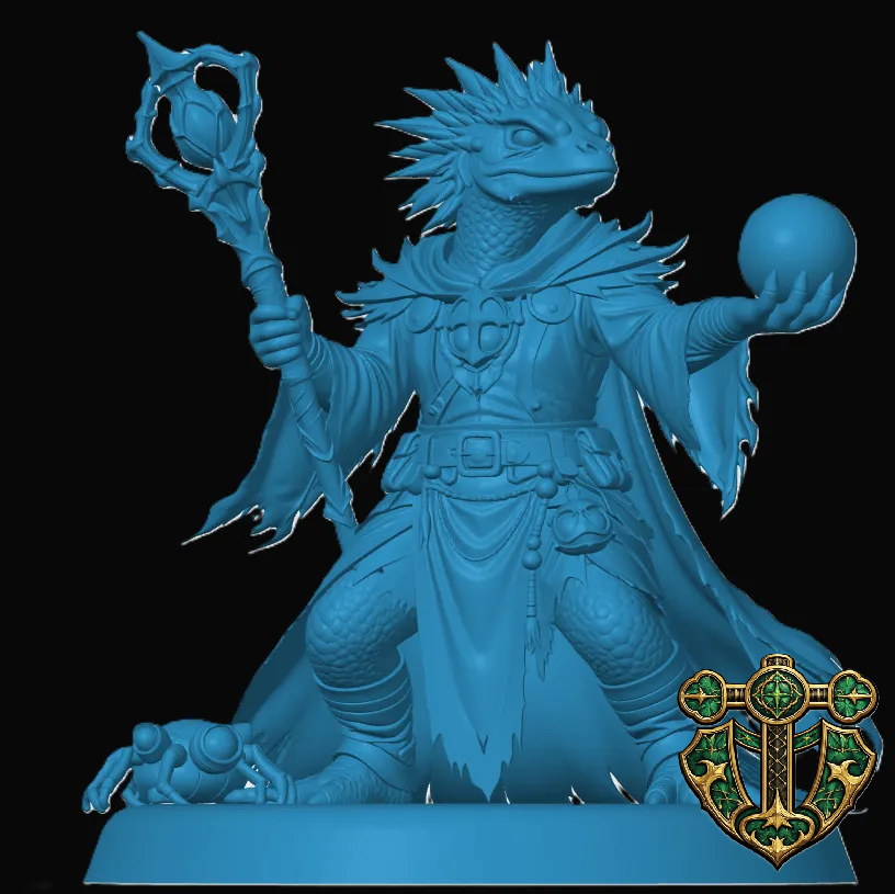 Lizardfolk Wizard — miniatura 3
