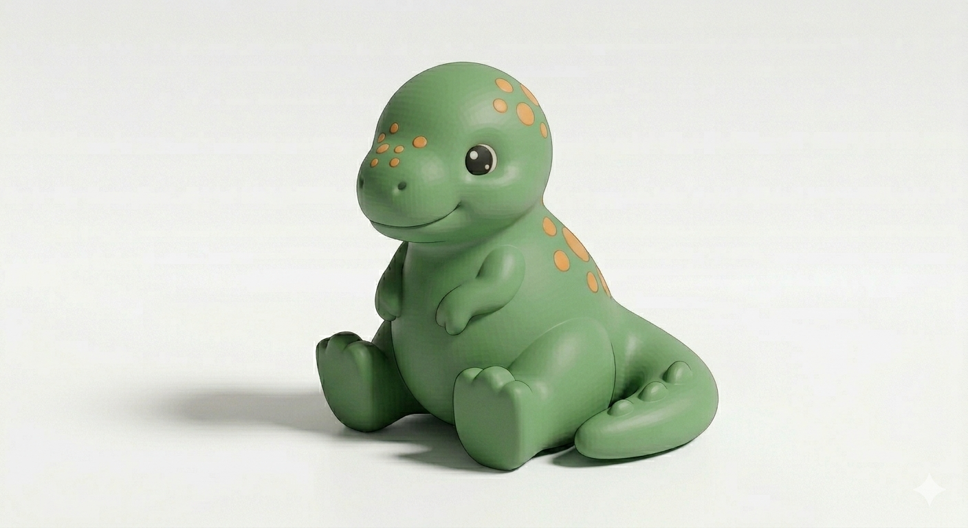 Cute T-rex 3D model by Jakub Janáček