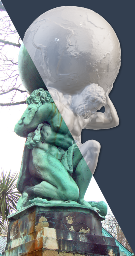 Hercules/Atlas holding up the sky by IJsklontje | Download free STL ...