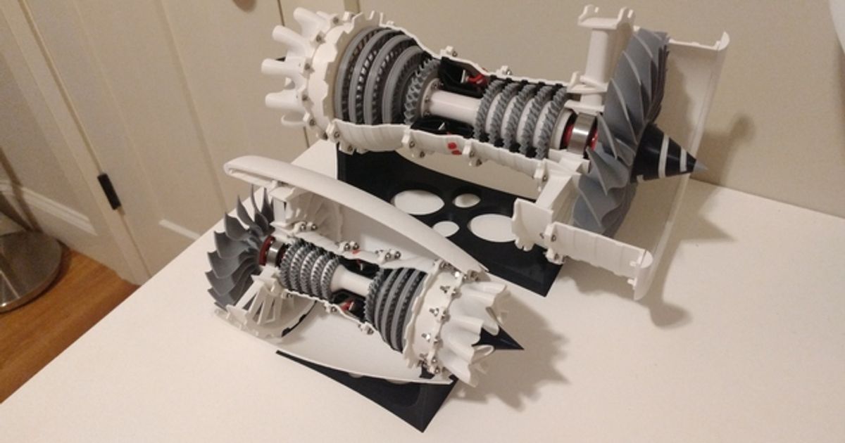 example of simple engine 3D Print Model