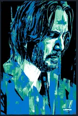 HueForge John Wick 4 | Wall Art