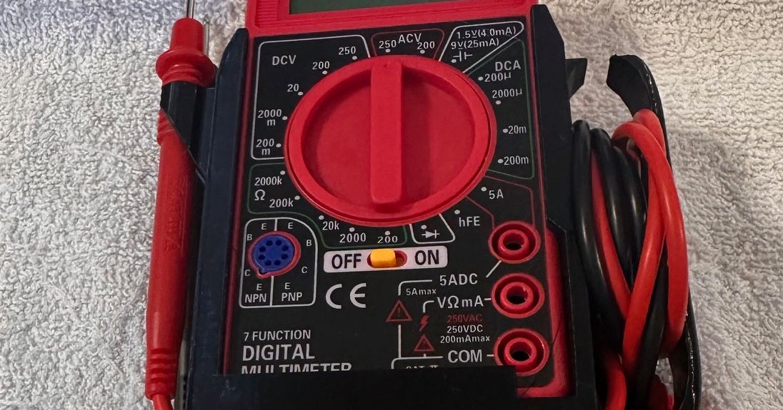 Easy print case for Harbor Freight and Sunpro Multimeters (Voltmeter