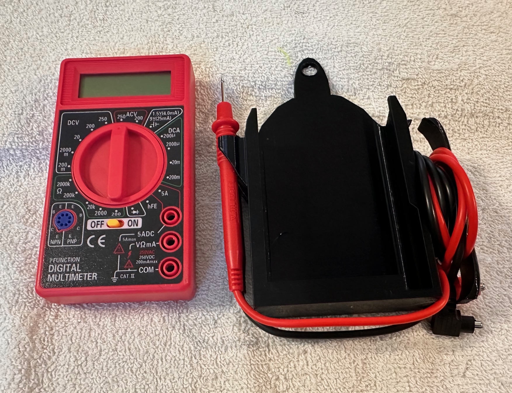 Easy print case for Harbor Freight and Sunpro Multimeters (Voltmeter