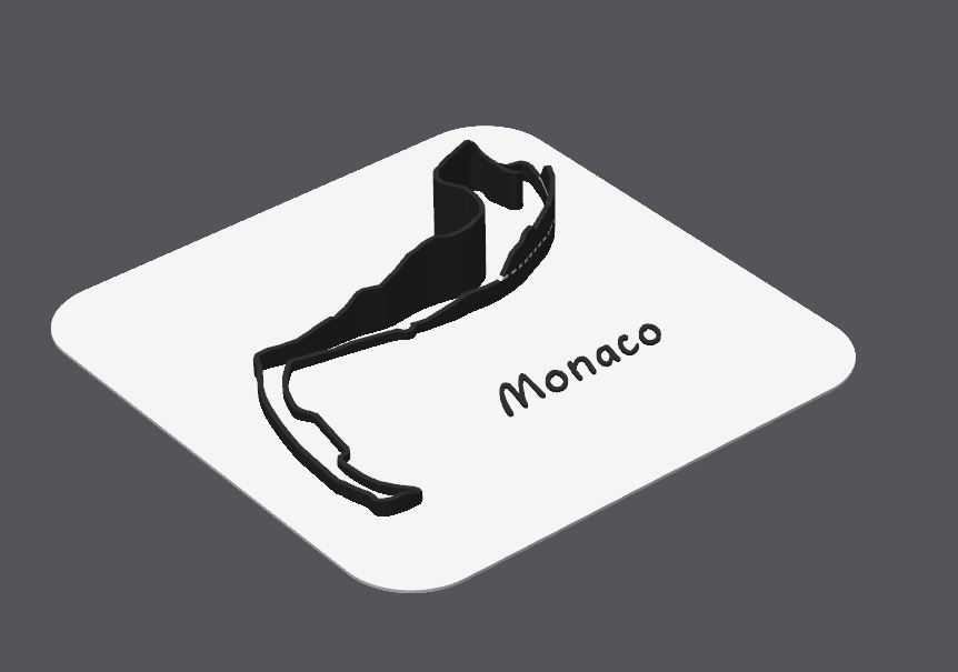 Miniatura 3 do modelo 3D Monaco circuit