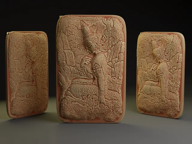 Thailand Woodcut