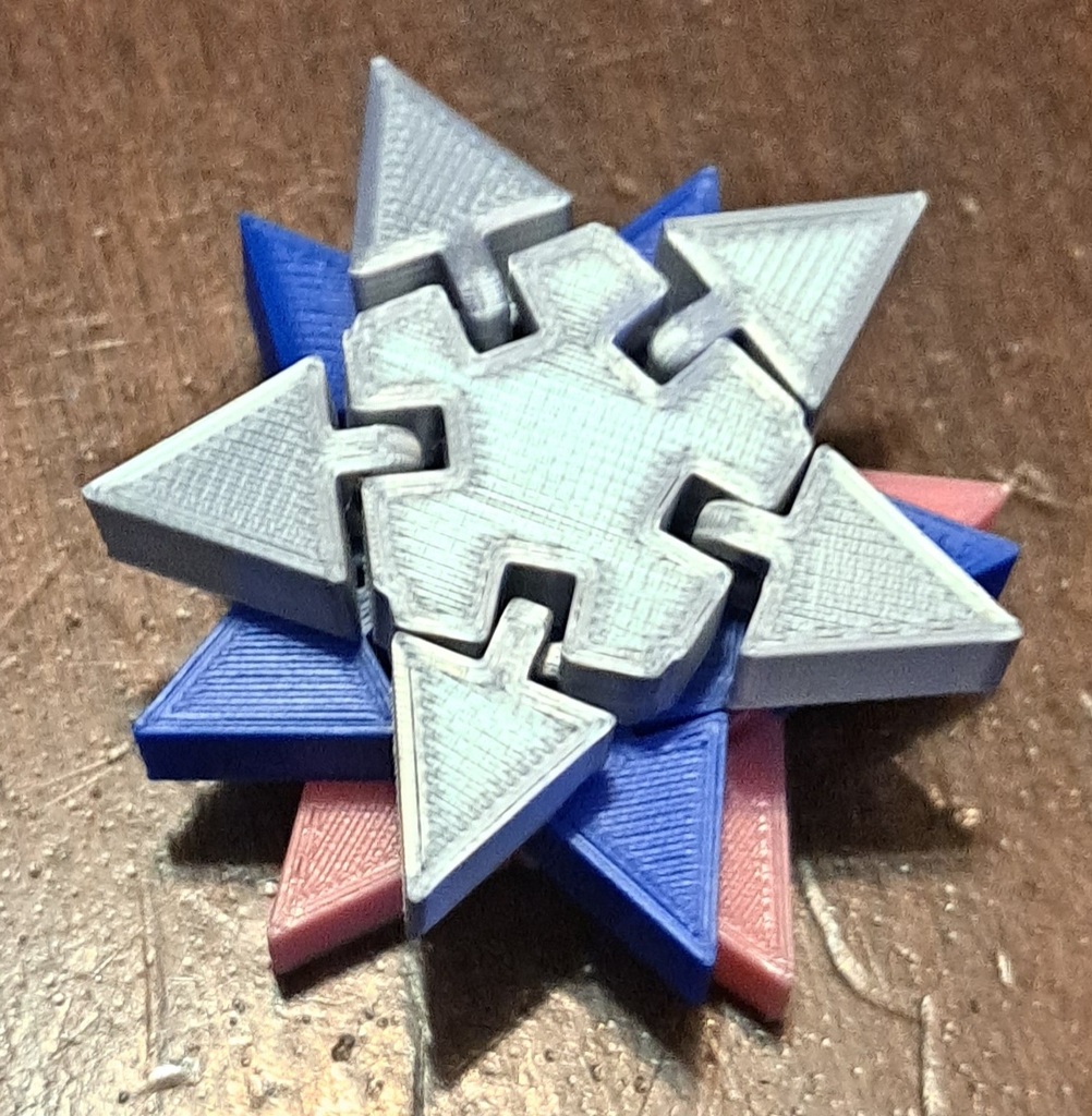 Flexi Star by Dimitri3D | Download free STL model | Printables.com