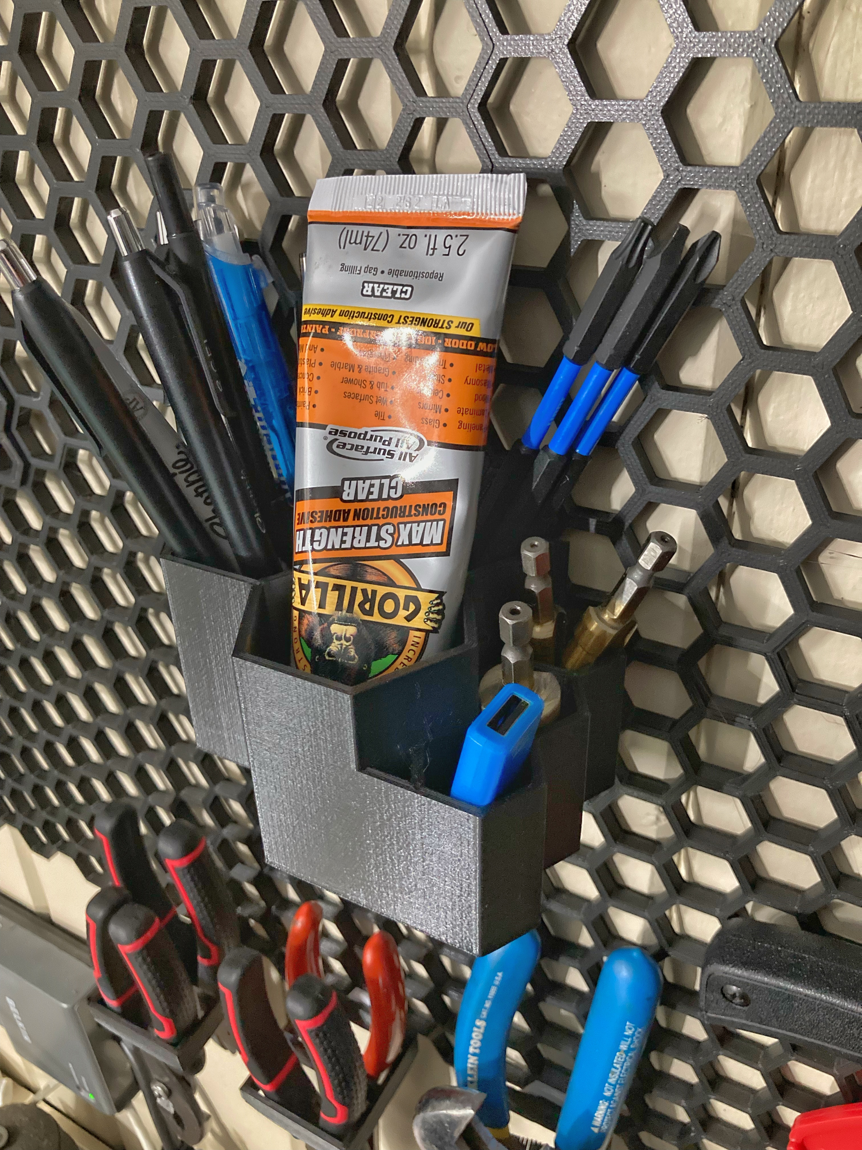 Honeycomb Storage Wall Tool Organizer
