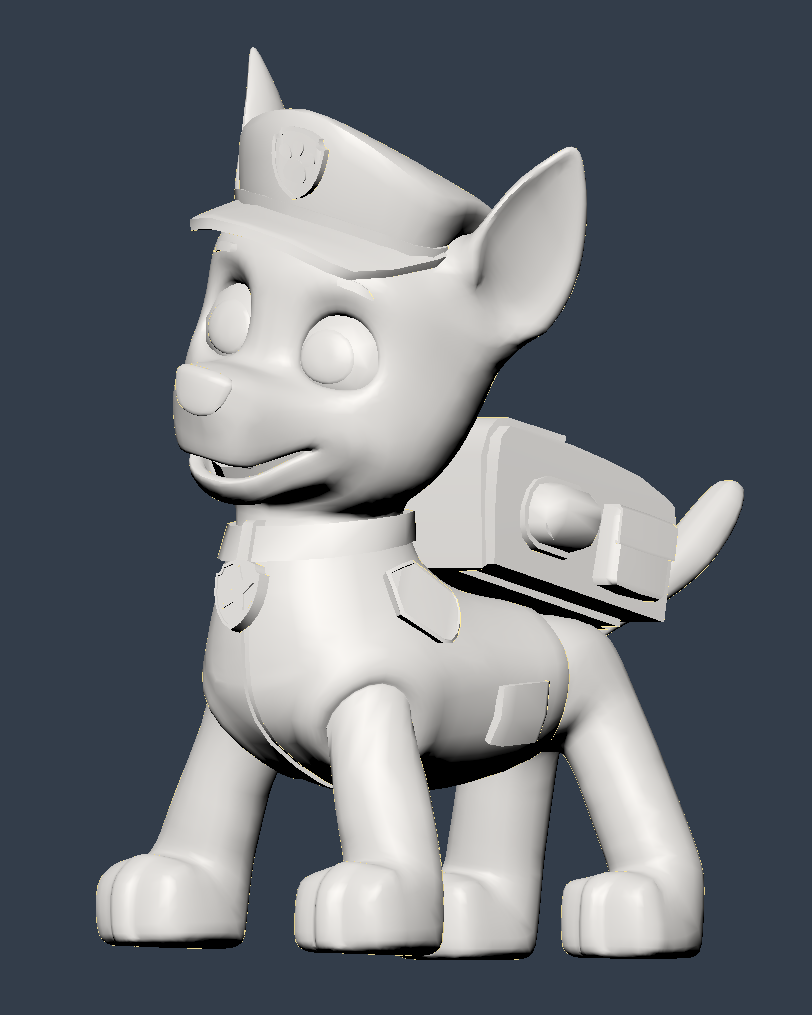 Paw Patrol - Chase, 3D models download