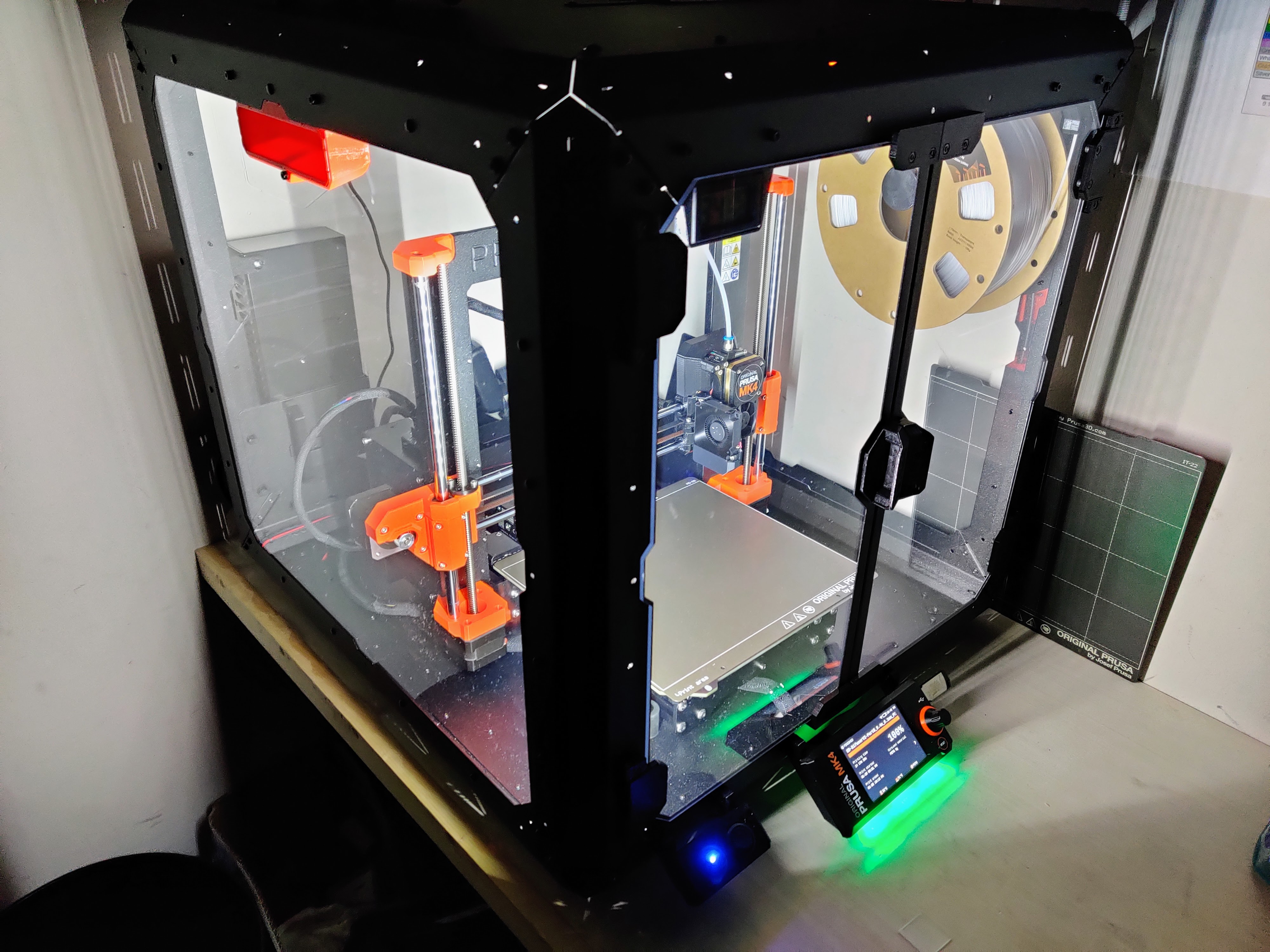 LED Strip Mounting Tray for the Original Prusa Enclosure by John U ...