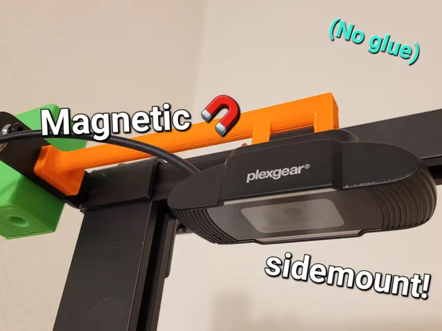 Plexgear Magnetic Side Mount - No glue
